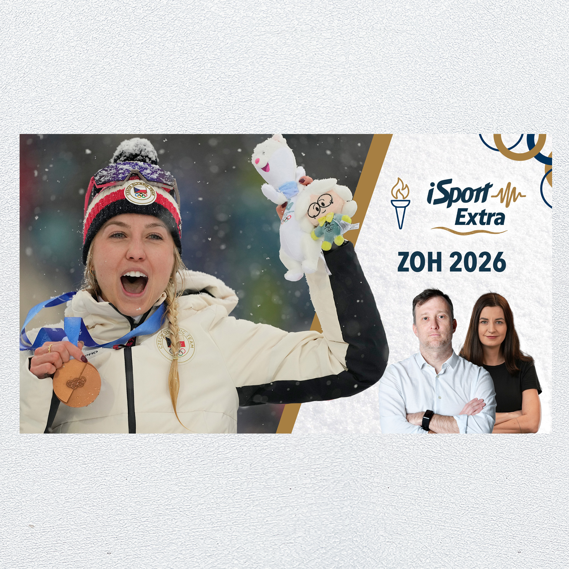 iSport Extra | Pátá medaile pro českou výpravu! Slzy štěstí Voborníkové i rady od Soukalové episode artwork