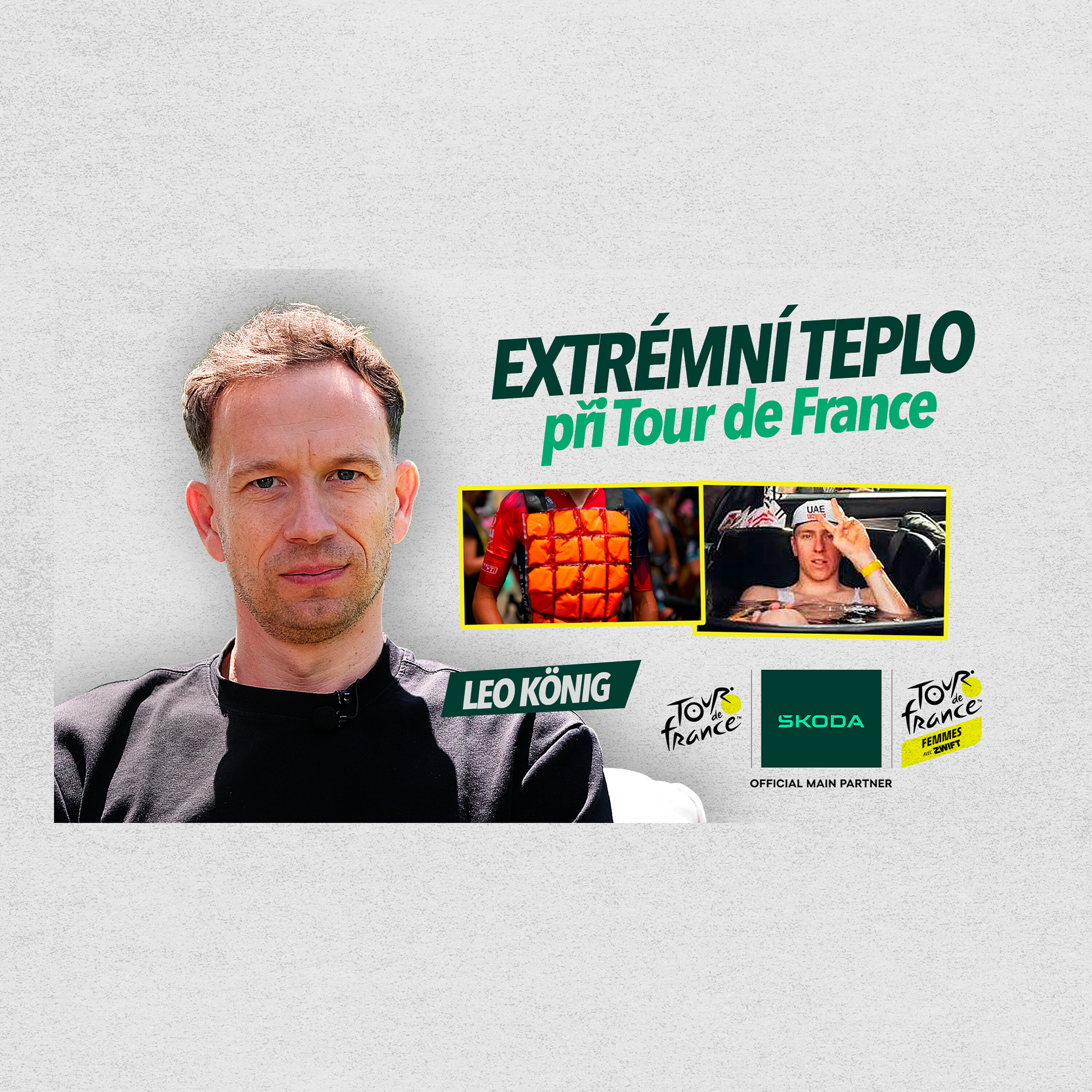Peklo na asfaltu. Jak cyklisté na Tour bojují s extrémním horkem? | König o Tour de France episode artwork