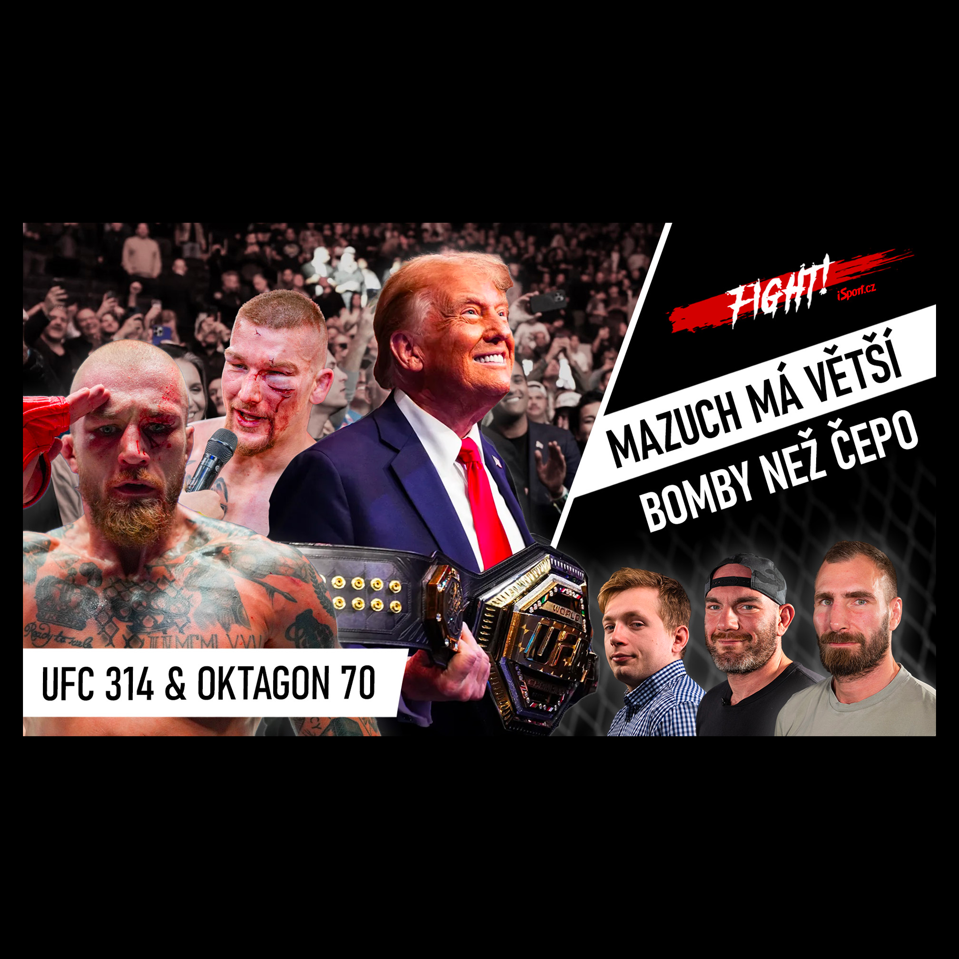Trumpova role v UFC. Pirát vs. Humburger: krvavá bitka, nebo tahanice? Hvězdný Neandrtálec