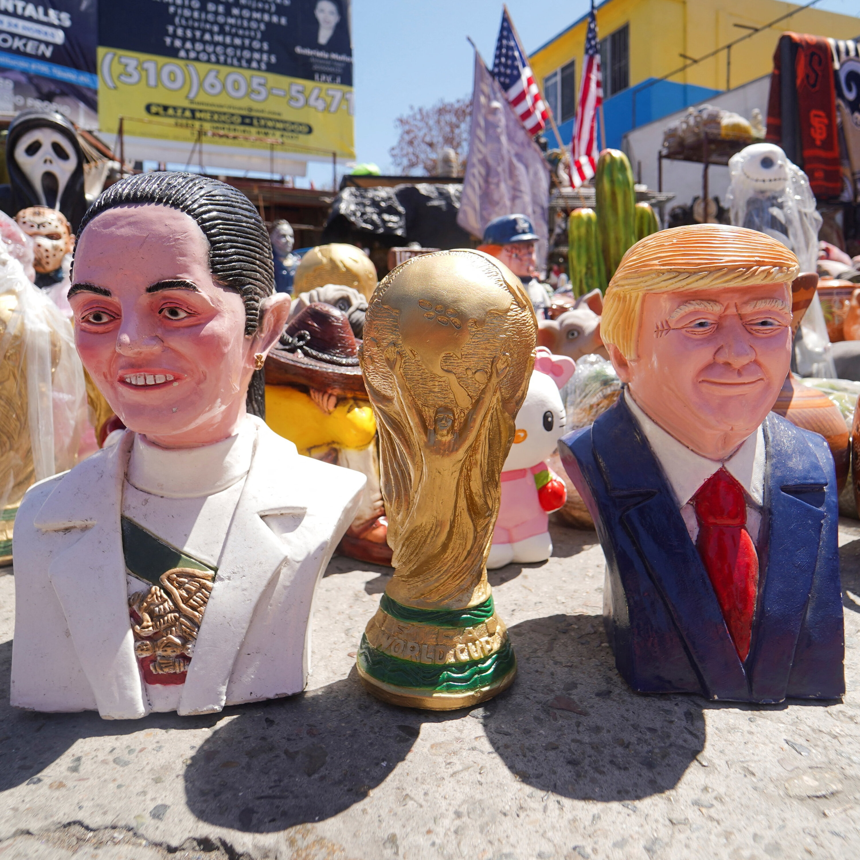 Trumps VM hænger i laser