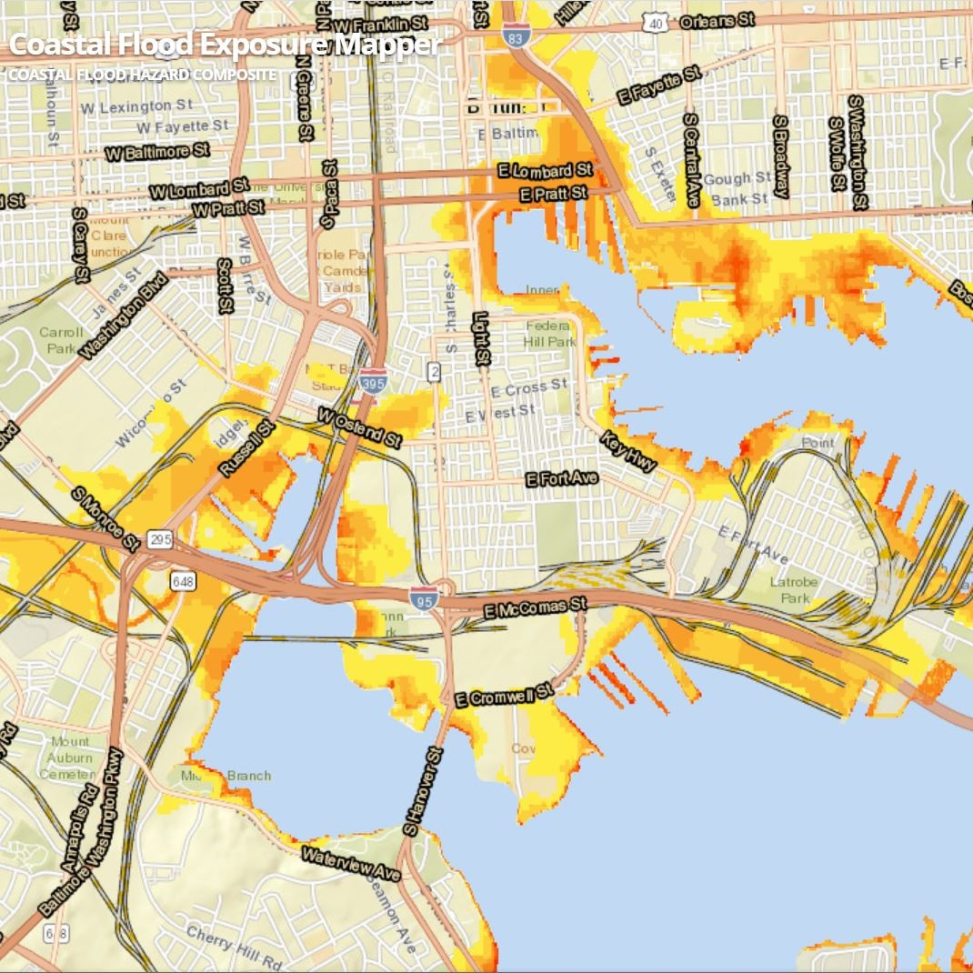 How will sea level rise impact Baltimore?