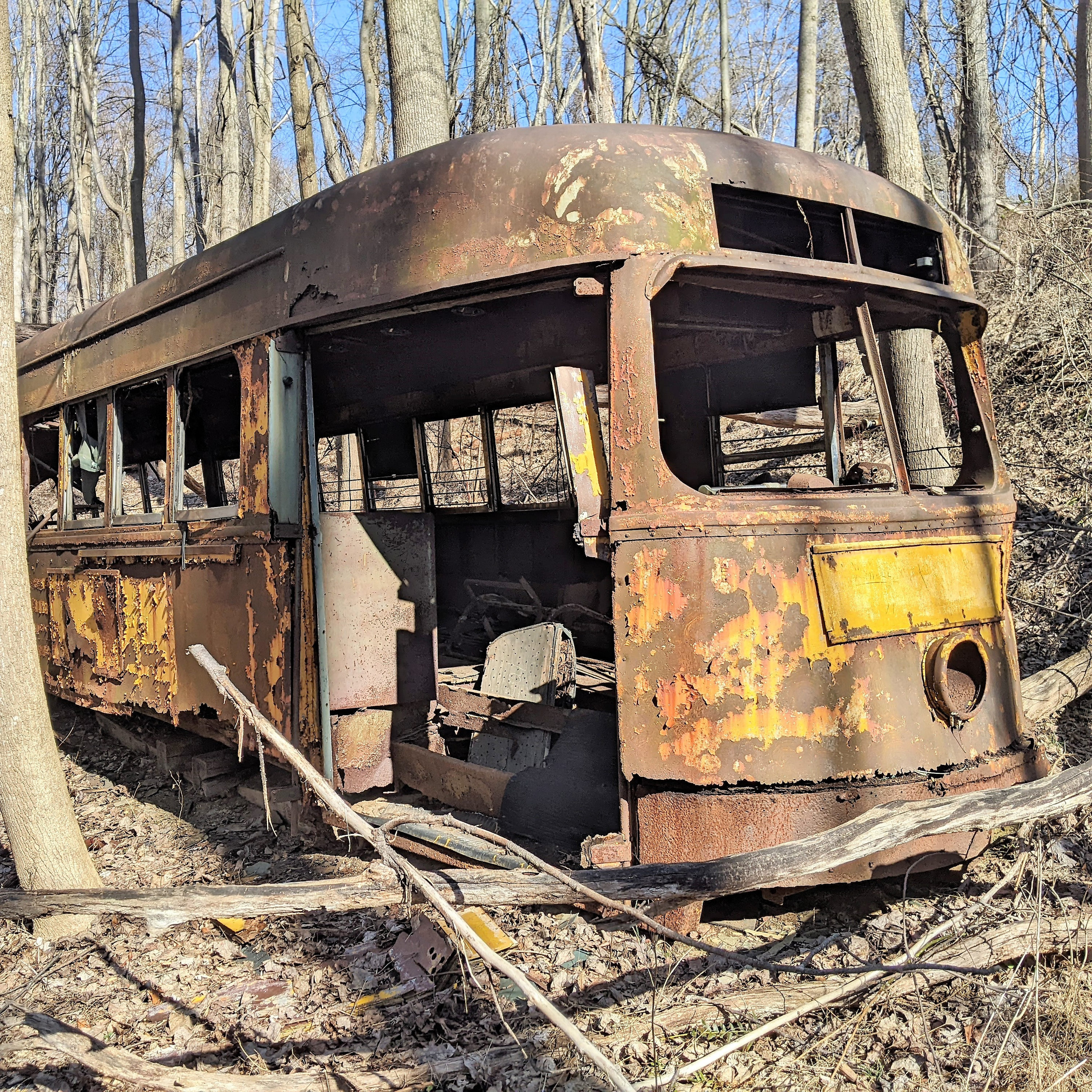 Why Is There An Abandoned Streetcar In The Woods?