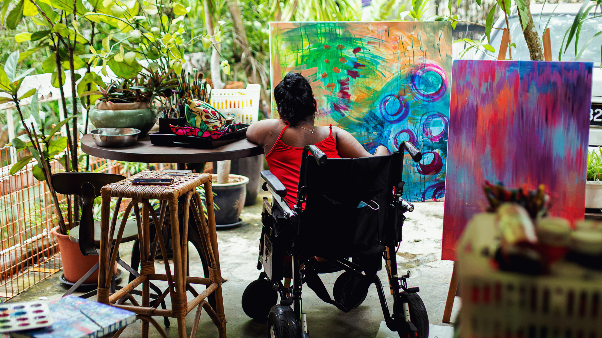 Joy, struggle and self-expression in work of artists with disabilities