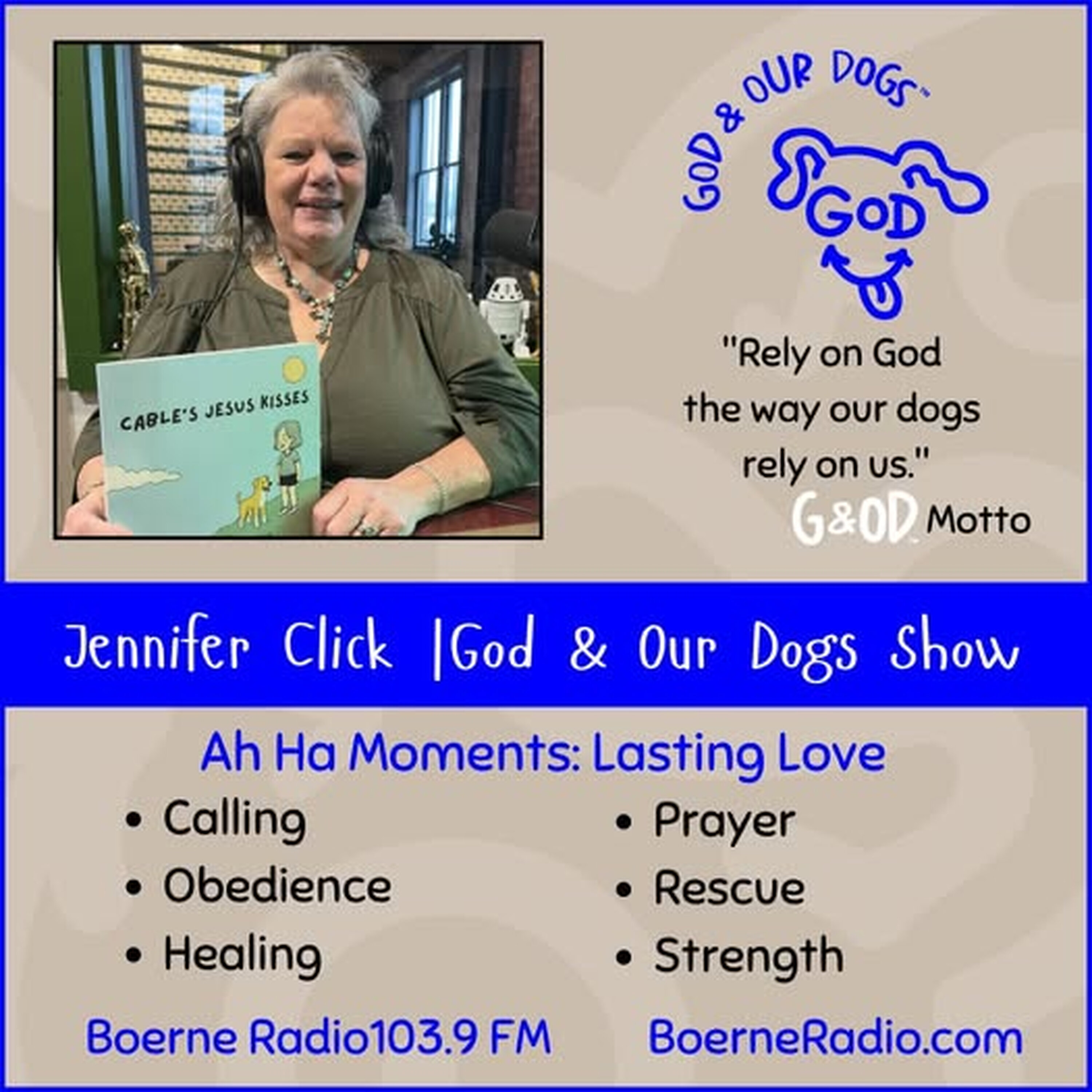 God And Our Dogs - Jennifer Click 3-28-26 episode artwork