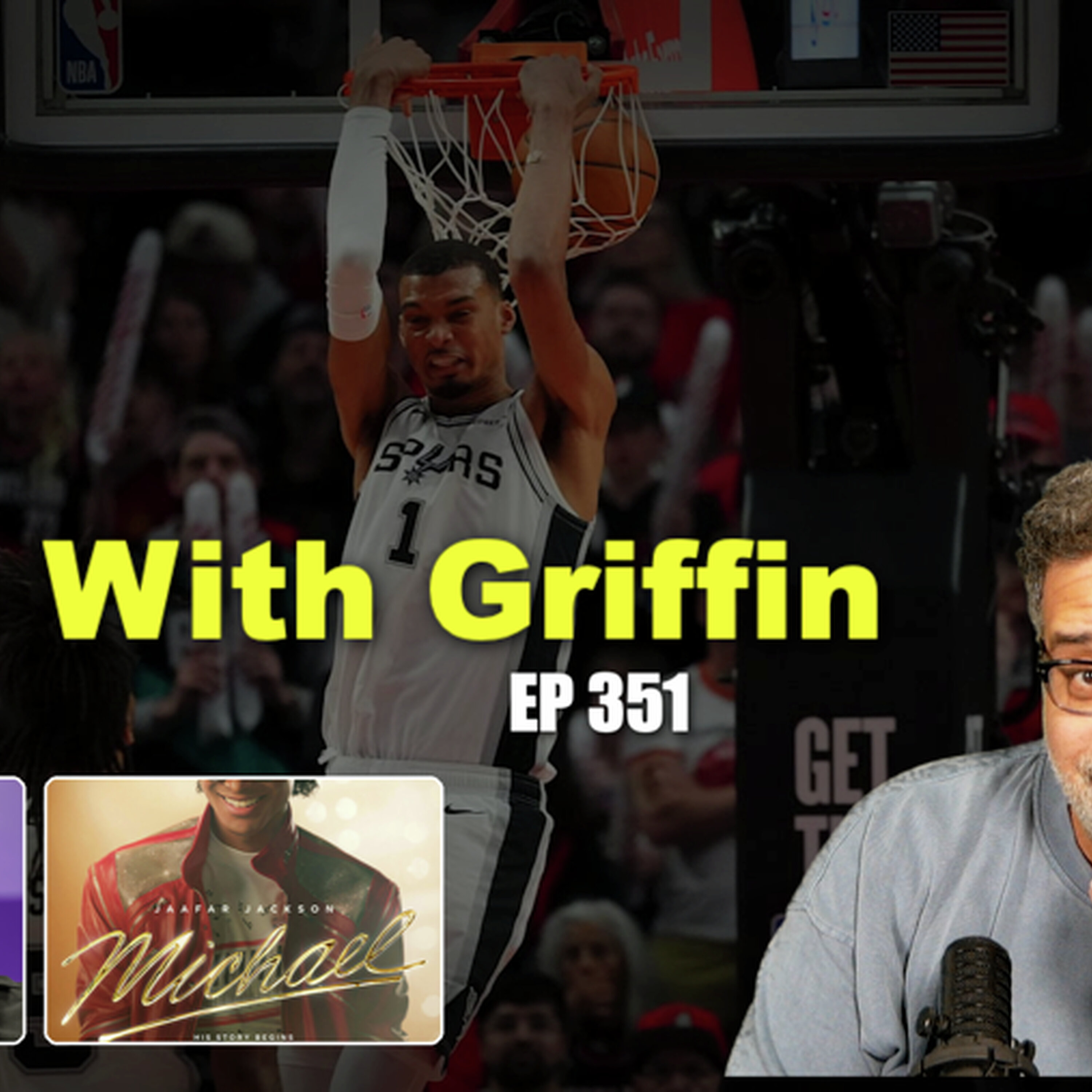 Trump Jimmy Kimmel Feud, NBA Playoffs & Michael Jackson Biopic | Riffin With Griffin Ep. 351 episode artwork