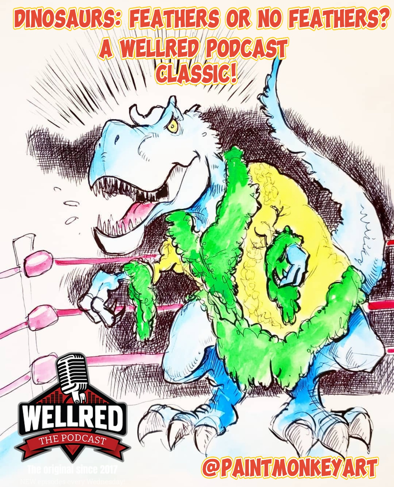 WellRED Podcast Throwback: The Great Dinosaur Feathers Fight!