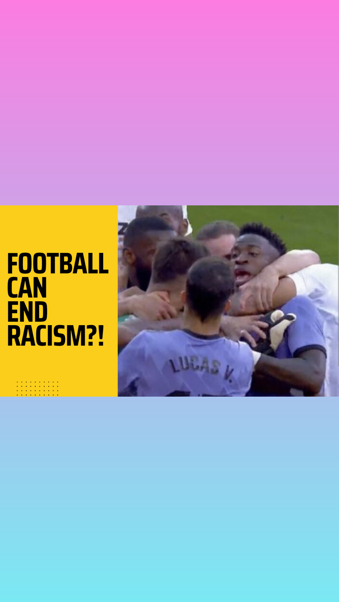 Football Can End Racism?!?!