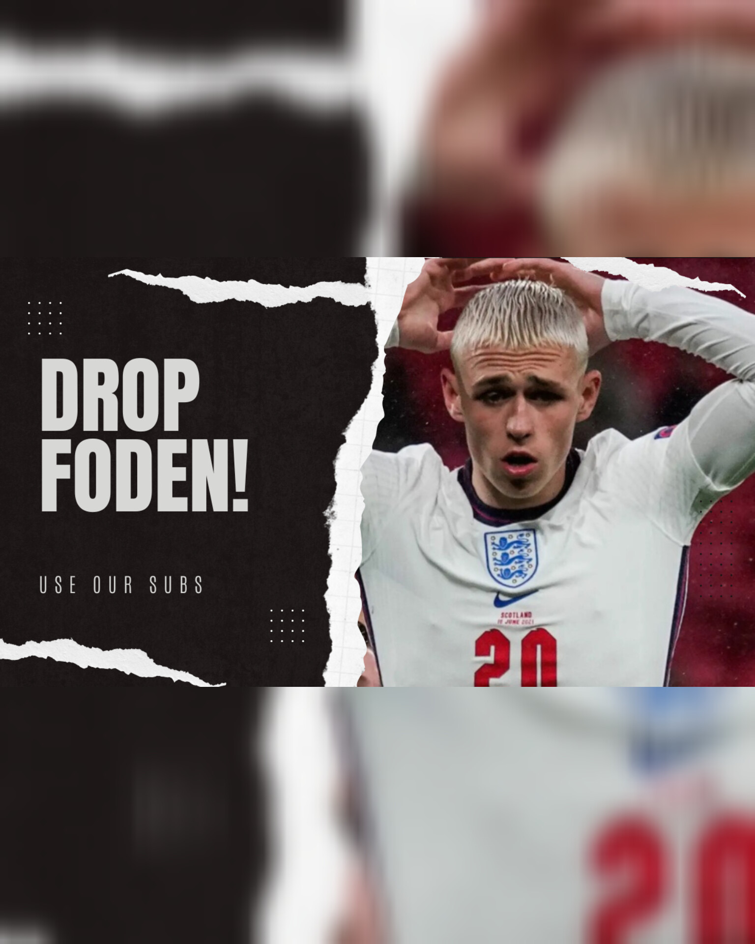 England Has To Drop Foden Bruh!