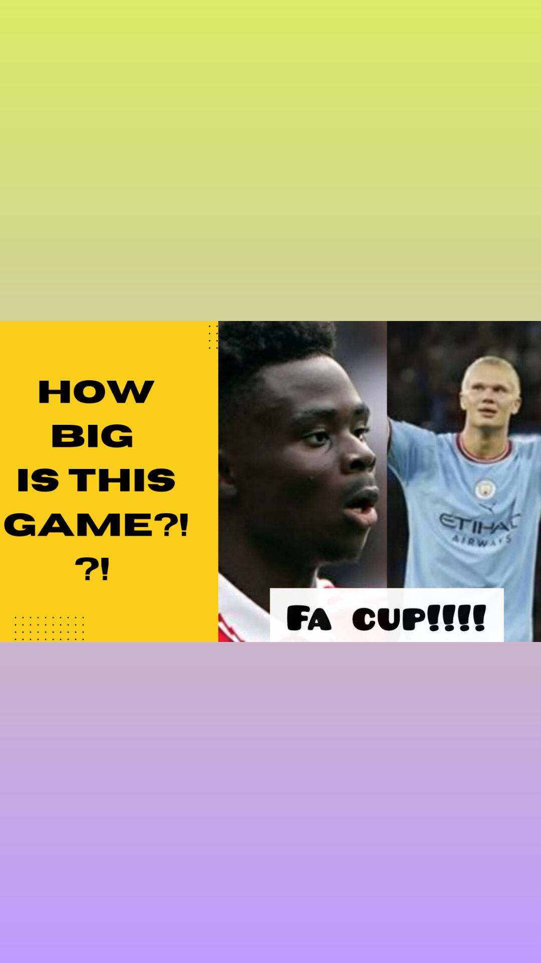 Man City vs Arsenal In The FA Cup, Man United Vs Nottingham Forest & Newcastle Vs Southampton!!