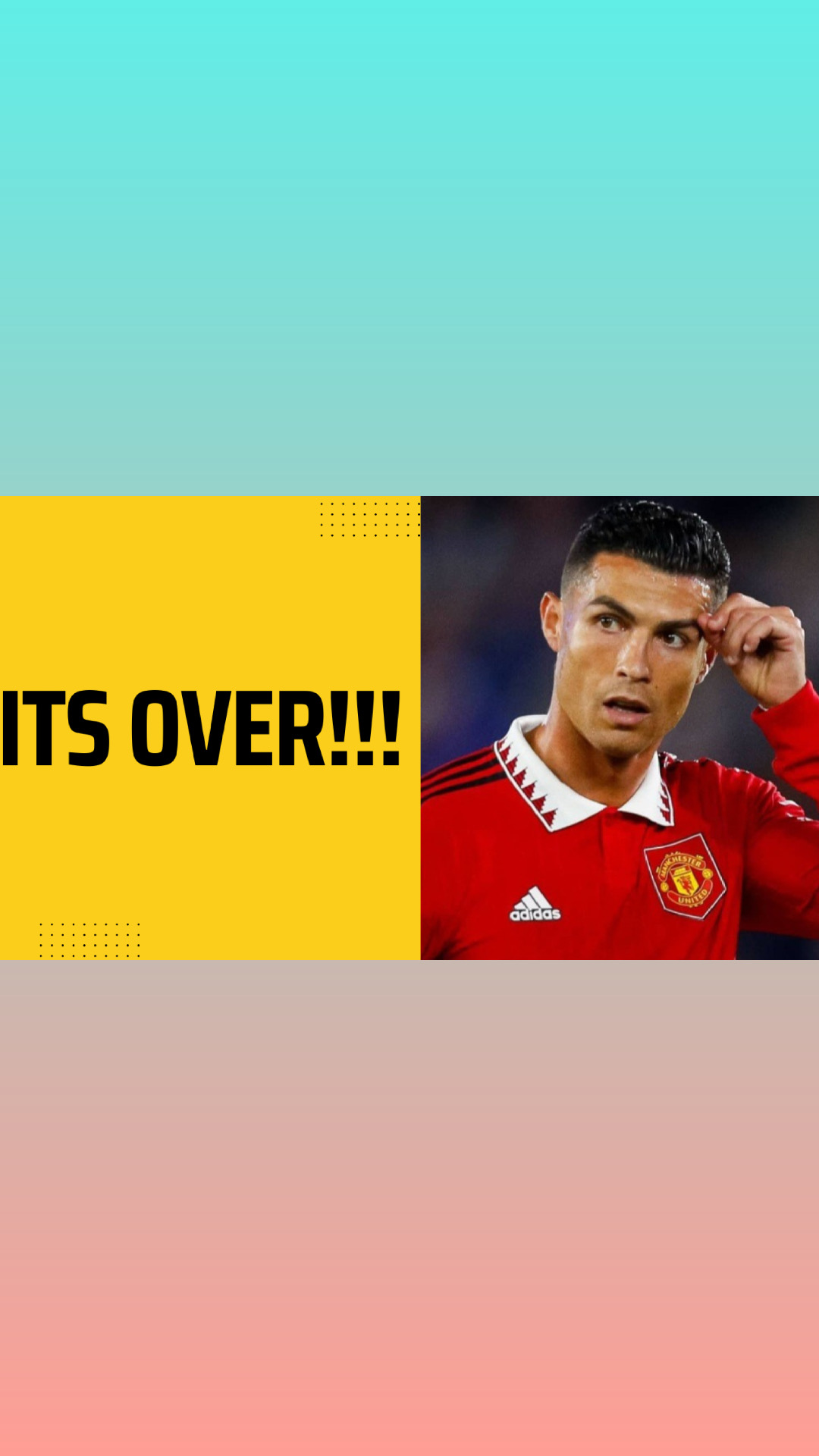 United Has To Let Ronaldo Go Period! & Premier League Game Week 14/15