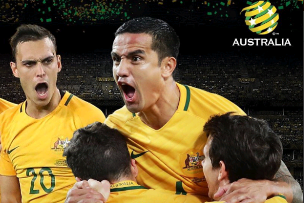 Tim Cahill after qualifying for the FIFA World Cup