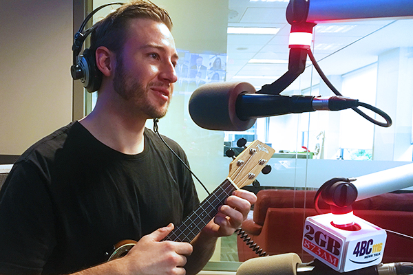 Olympic gold medallist Matthew Mitcham performs in studio
