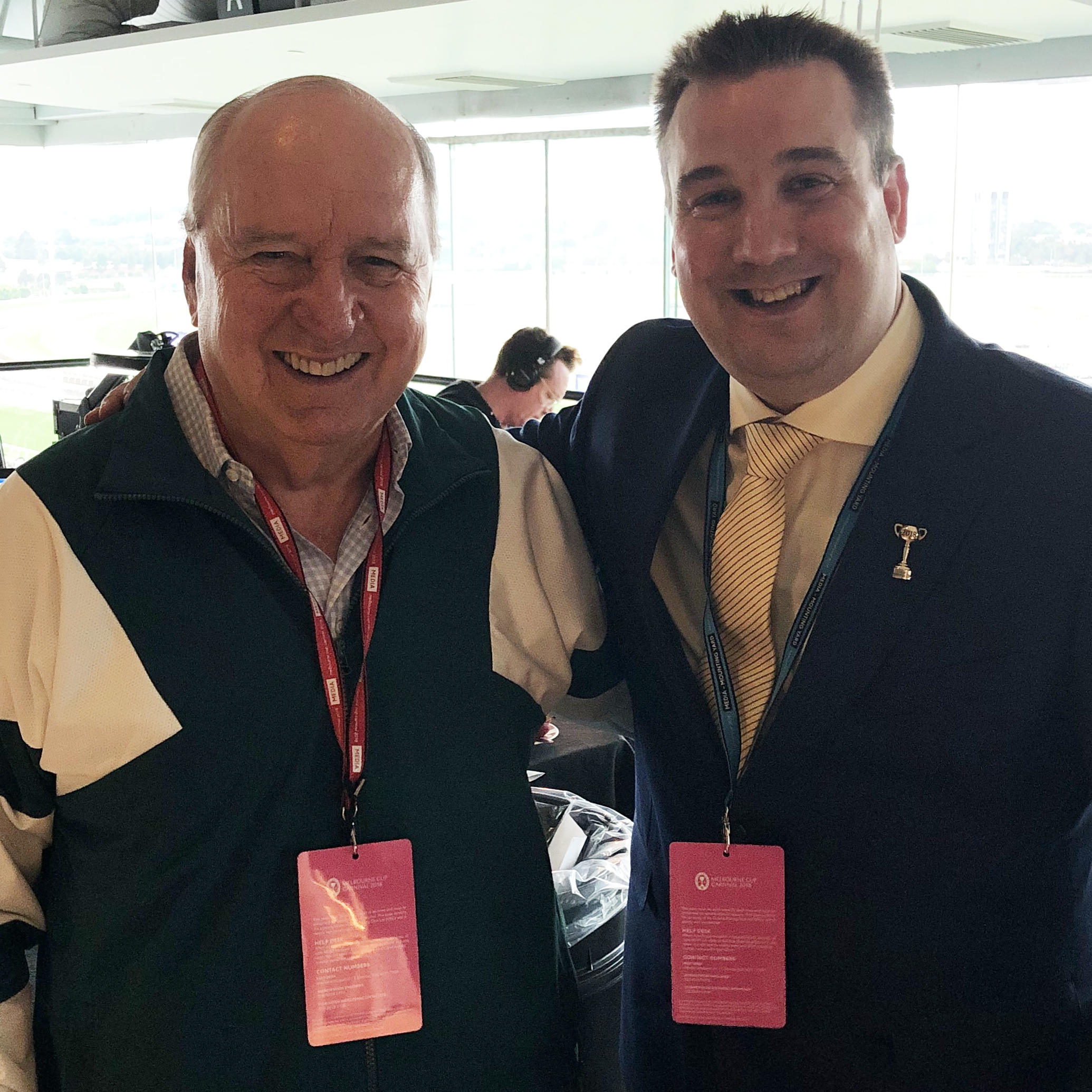 Melbourne Cup race caller Matt Hill