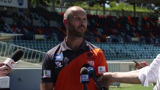 Eagles and Giants - Pre Game - Giants Assistant Mark McVeigh