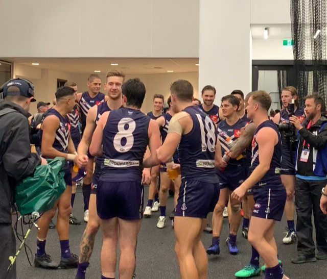 Taylin Duman on the win over Geelong