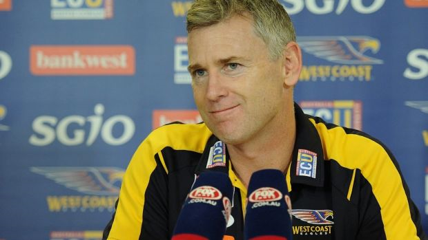 RD - 7  West Coast v Pt Adelaide Q4 Adam Simpson post match
