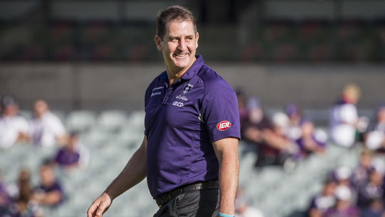 Rnd 10 - Fremantle v Brisbane Q4 - Ross Lyon  Fremantle Press Conference