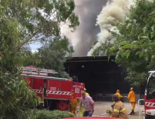 Neil Mitchell crosses in from the scene of Ten Minutes By Tractor fire