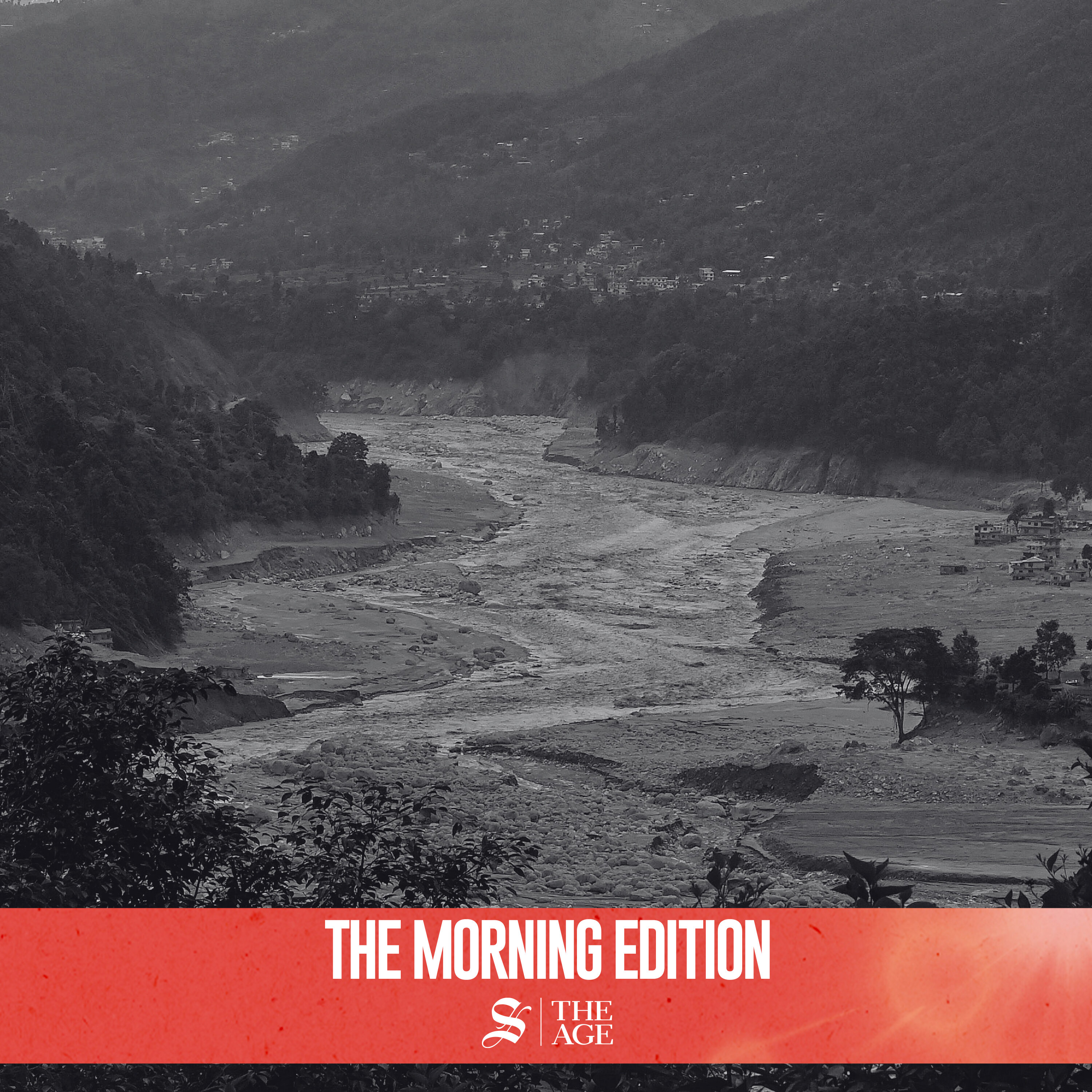 Mud like quicksand: On the ground in Nepal