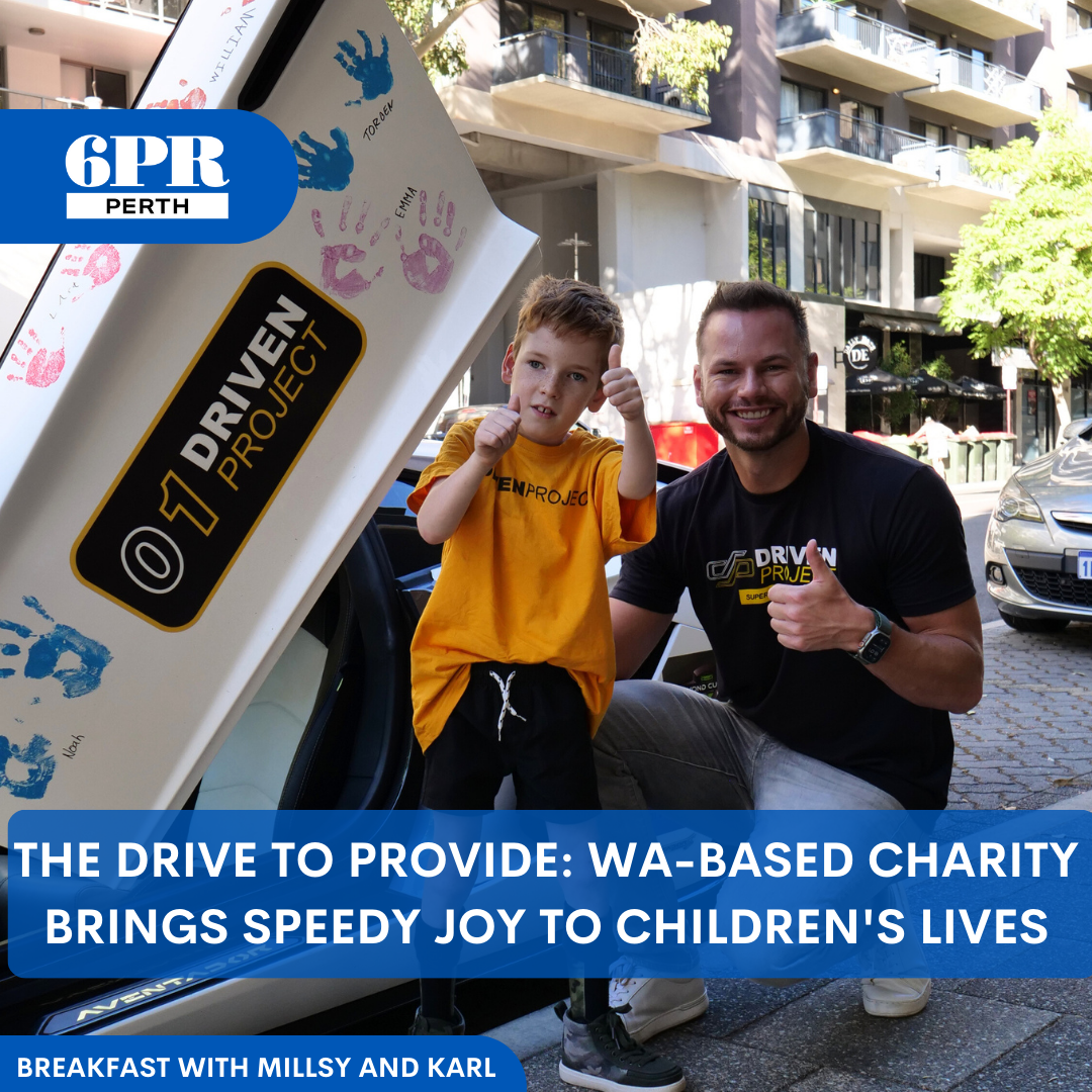 The drive to provide: WA-based charity brings speedy joy to children's lives