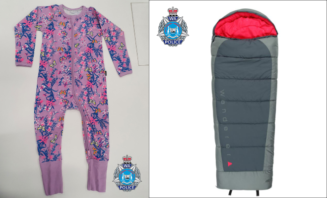WA Police release images connected to missing girl as fears grow she may have been abducted