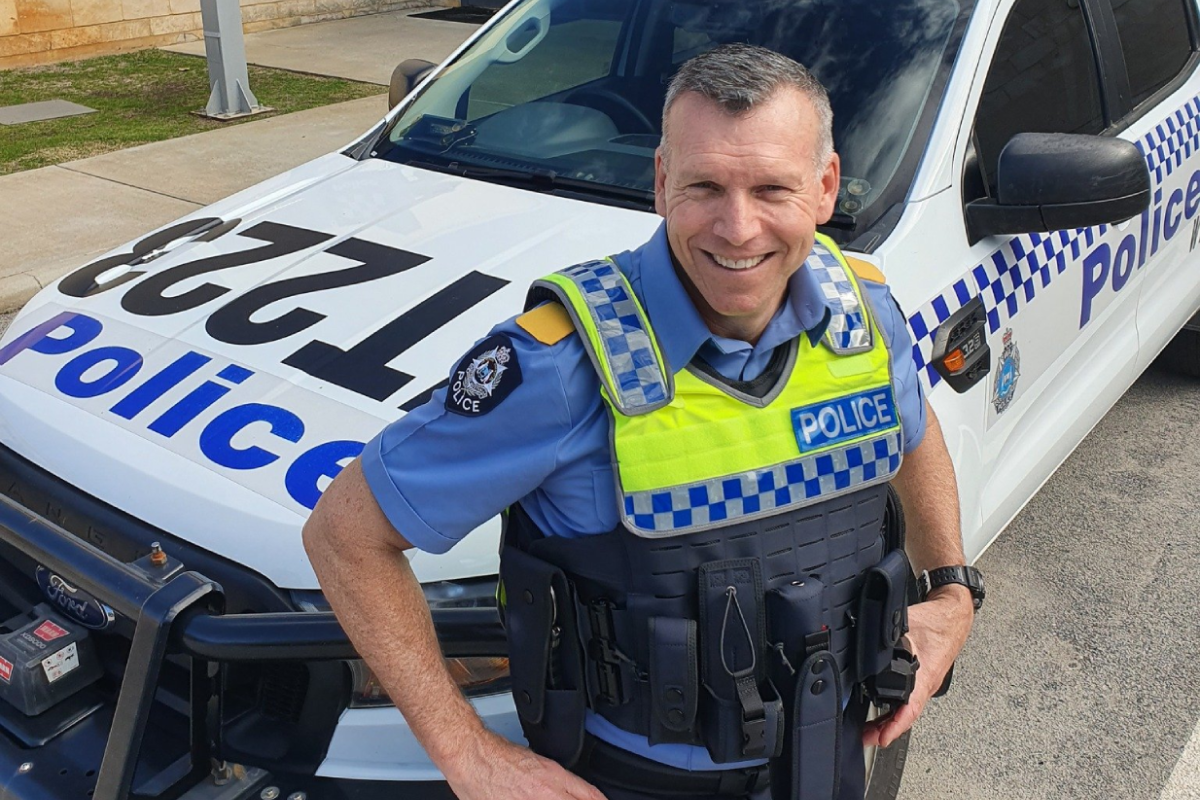 Constable starts his first shift for WA Police at 55