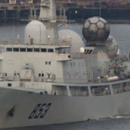 Chinese spy ship collected sensitive electronic data off Australian coast