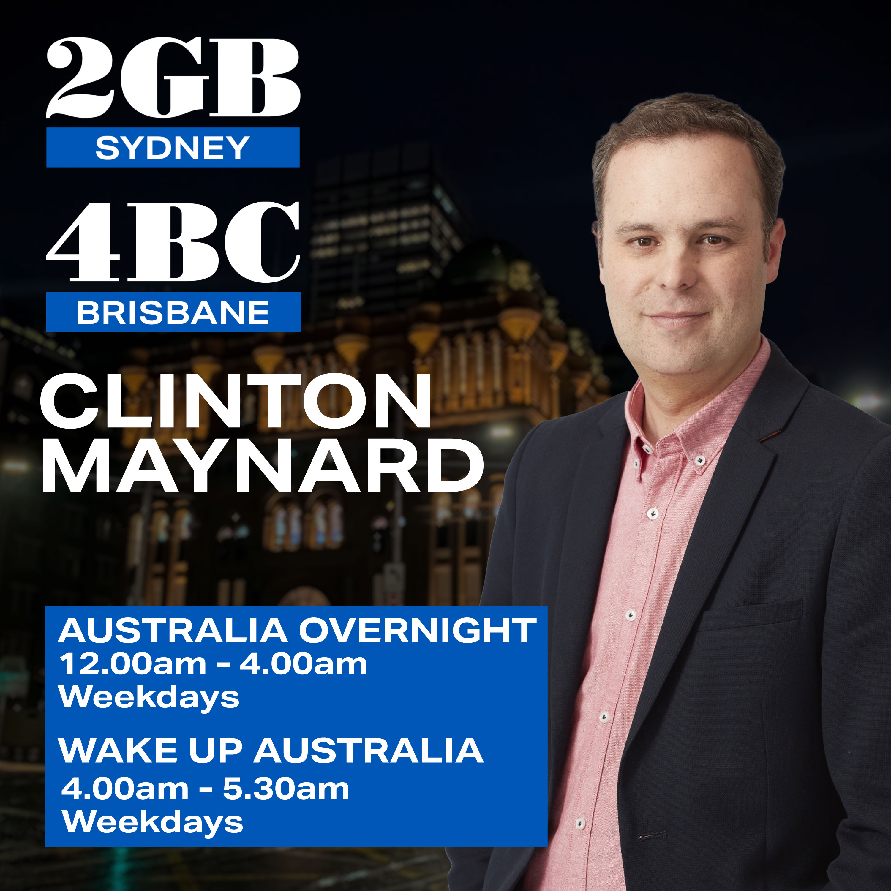 Overnights with Clinton Maynard - Friday, 26th of April