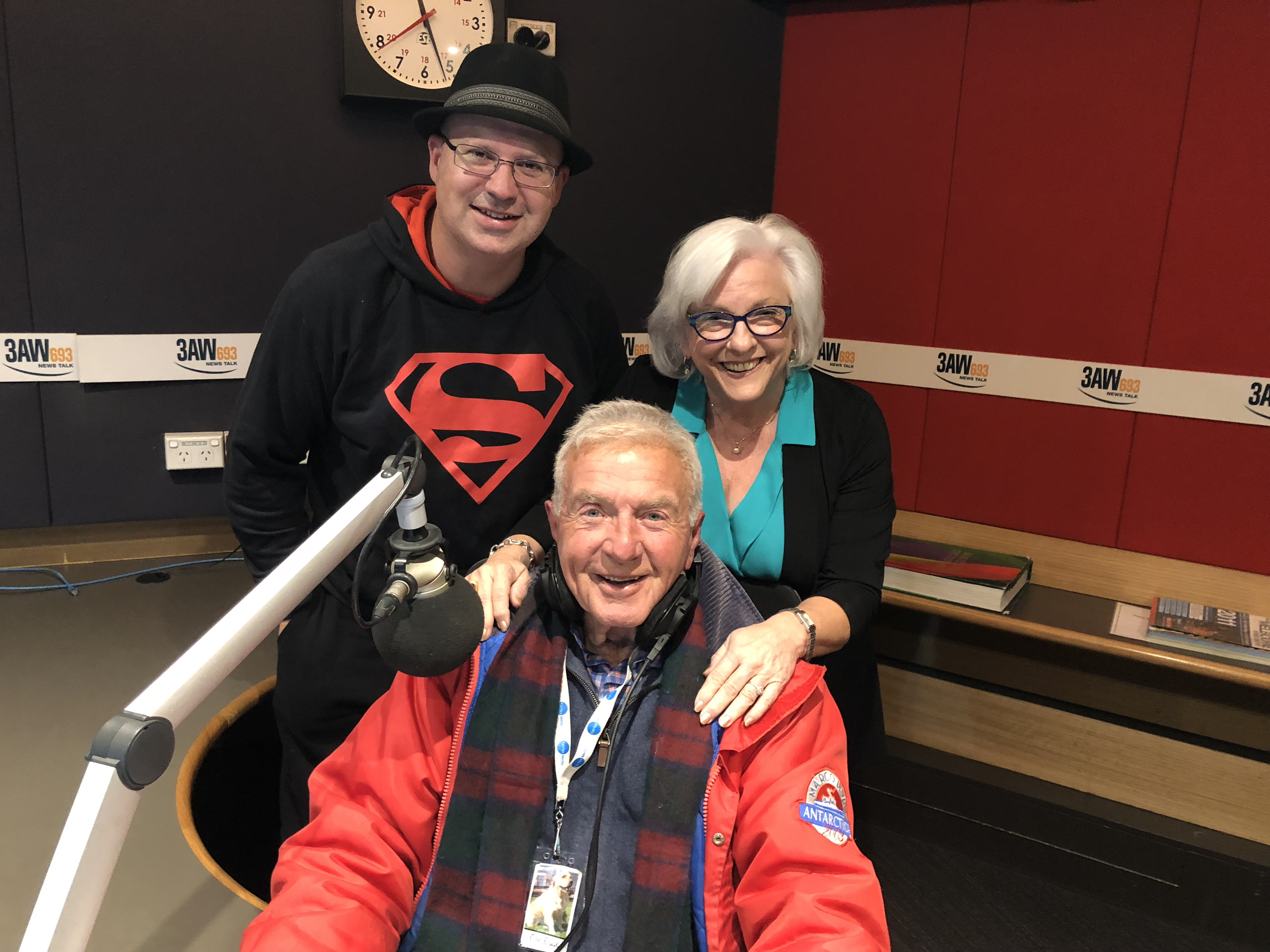 Muriel Cooper back at the 3AW microphone for one night only.