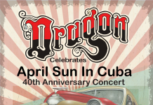 April Sun in Cuba turns 40. Todd Hunter with Simon and Andrew