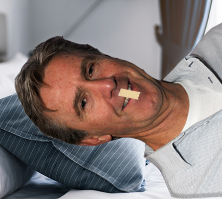 Why Glenn Robbins tapes his mouth closed when he goes to bed