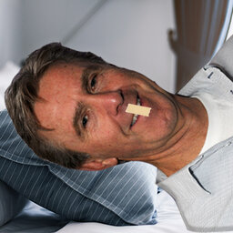 Why Glenn Robbins tapes his mouth closed when he goes to bed