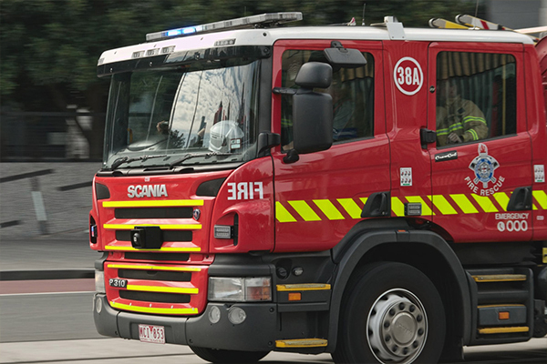 Suspicious fire: Collingwood unit engulfed in flames