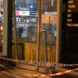 Northcote sports store targeted in early morning ram raid