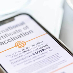 The multi-million dollar plan for QR code vaccination certificates for travel