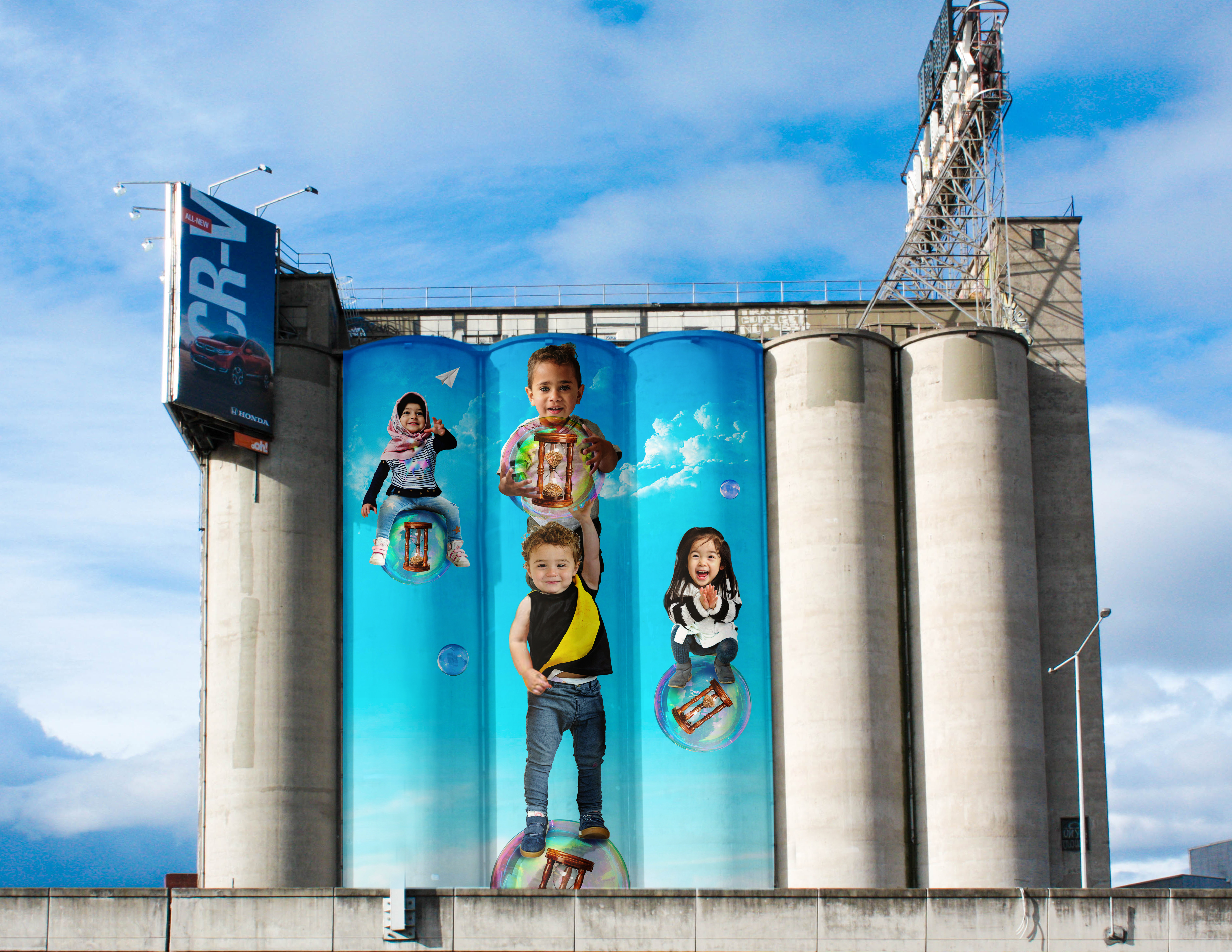 International Julian Clavijo on his new Richmond silo art