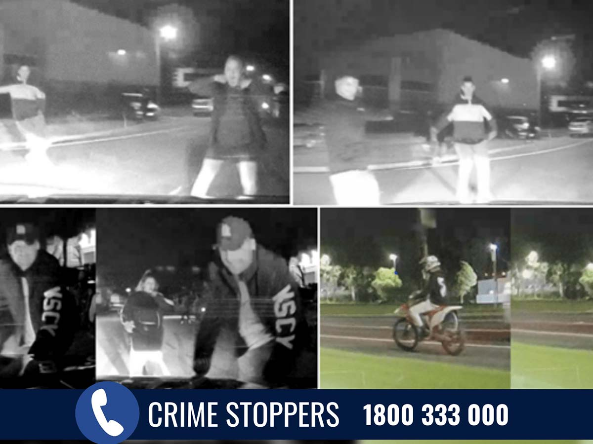 Hunt for hoon motorcyclist who did burnouts in front of oncoming traffic