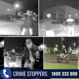 Hunt for hoon motorcyclist who did burnouts in front of oncoming traffic