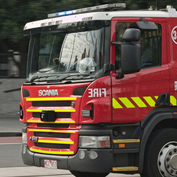 Man arrested after fiery explosion at a Fitzroy service station