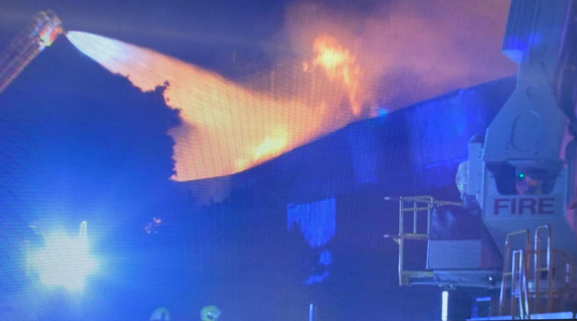 Ferocious fire guts two Cheltenham factories