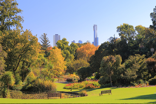 Melbourne's Royal Botanic Gardens has a new garden