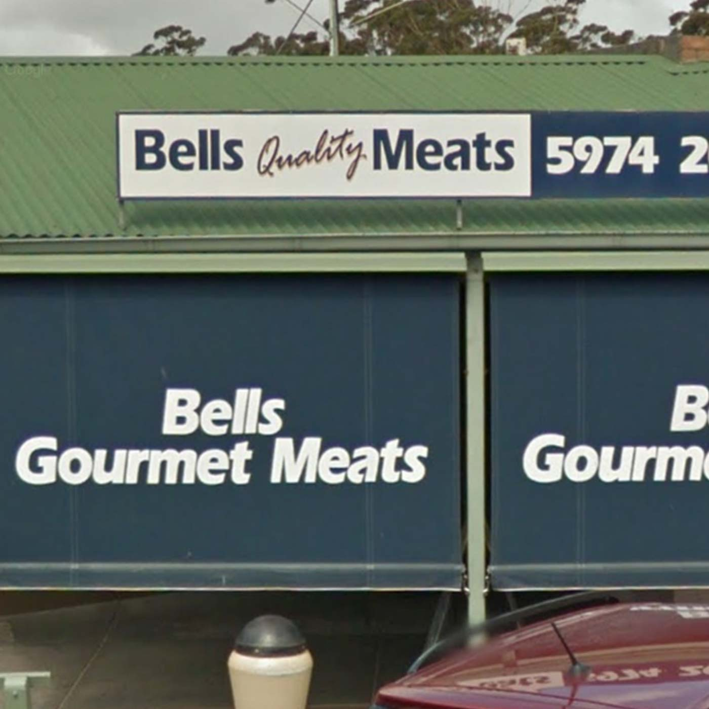 Fake QR codes pasted over COVID check-in posters at a Mornington Peninsula butcher