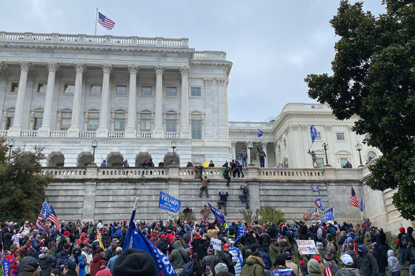 Harrowing scenes in Washington as Trump supporters storm Congress