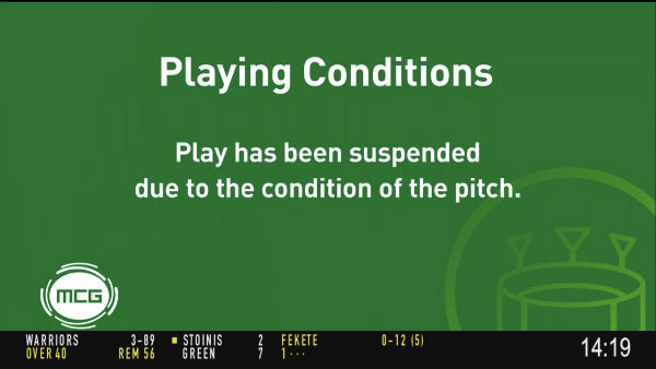 Haggers comments on the pitch