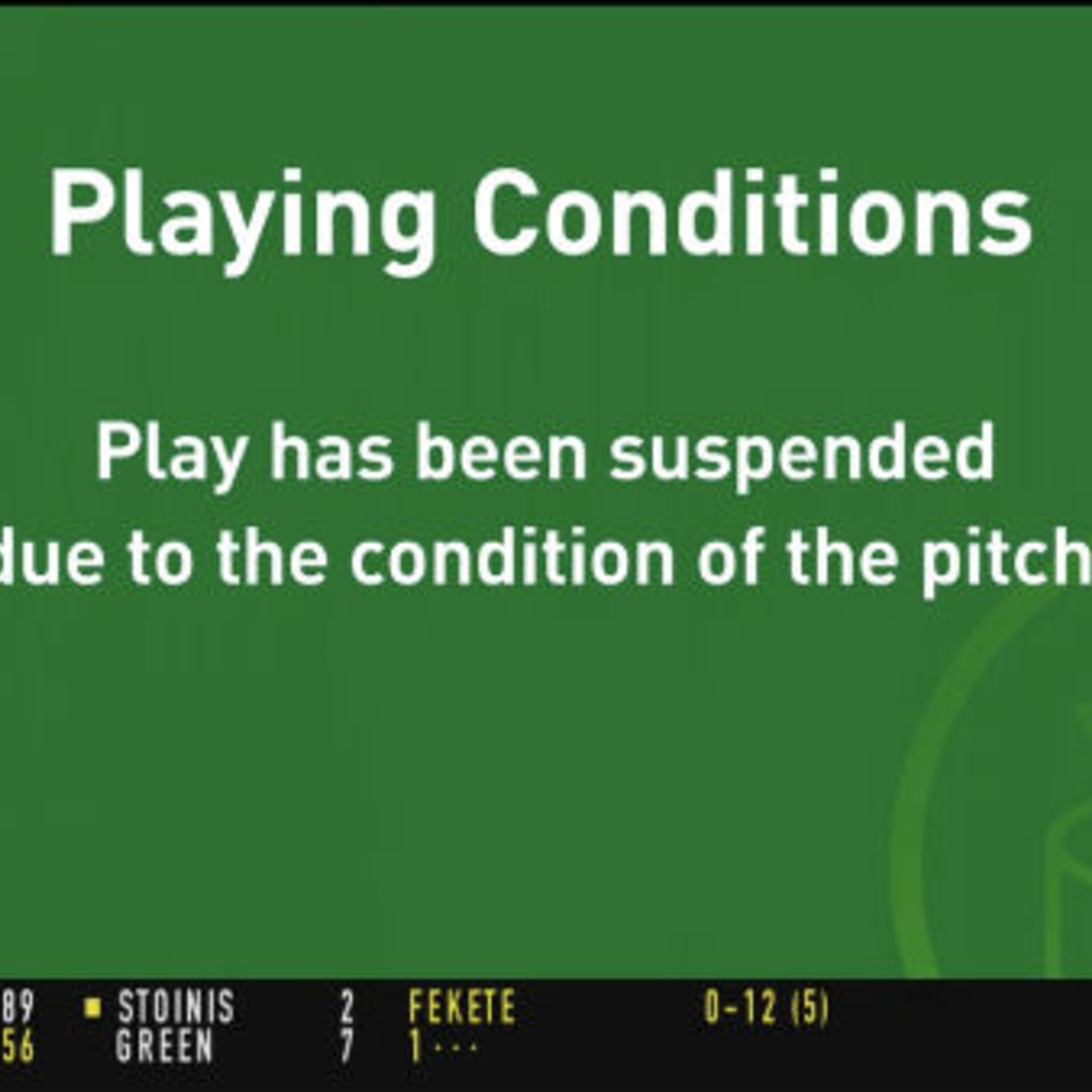 Haggers comments on the pitch