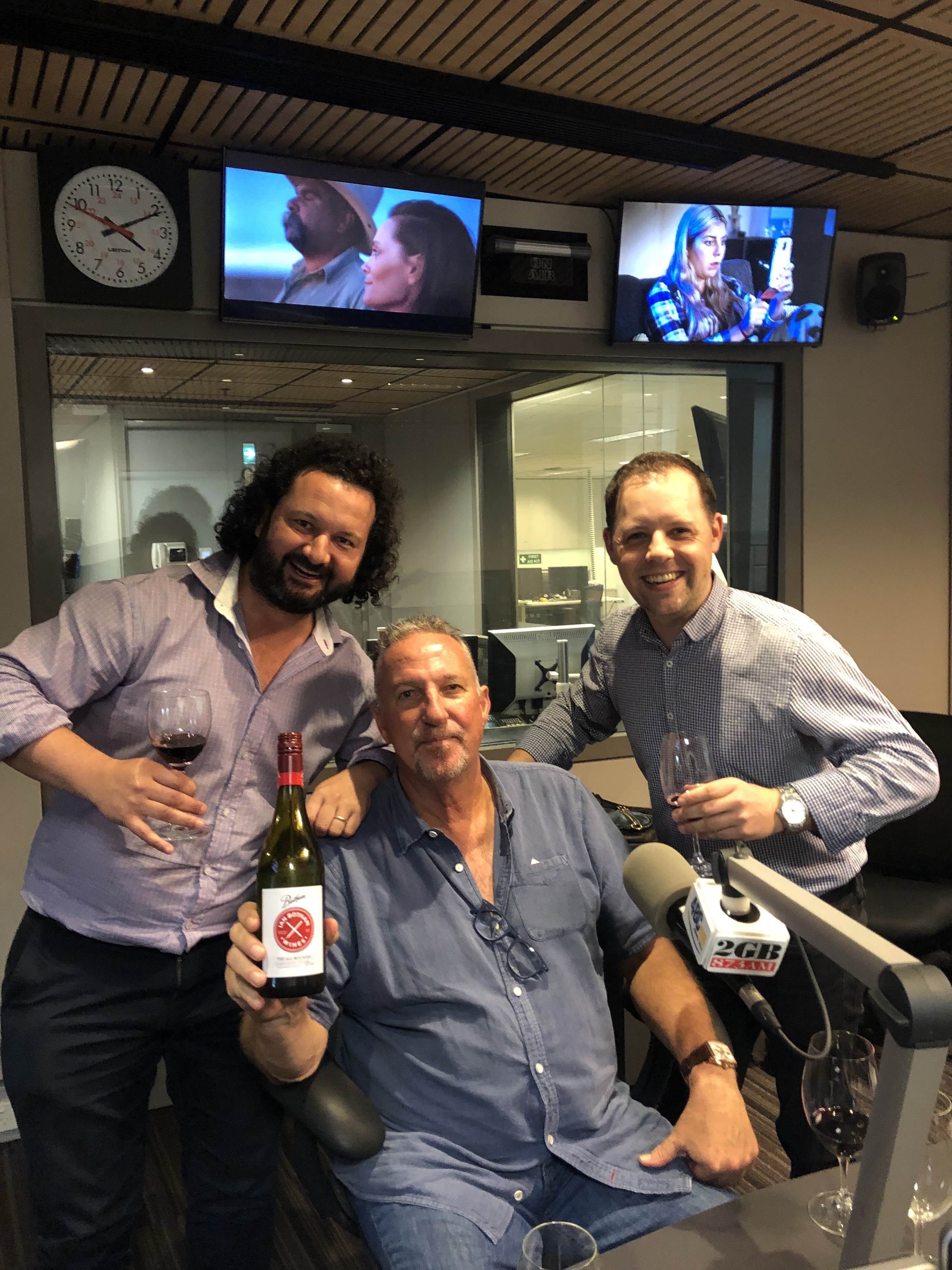 Sir Ian Botham tries his hand at making wine