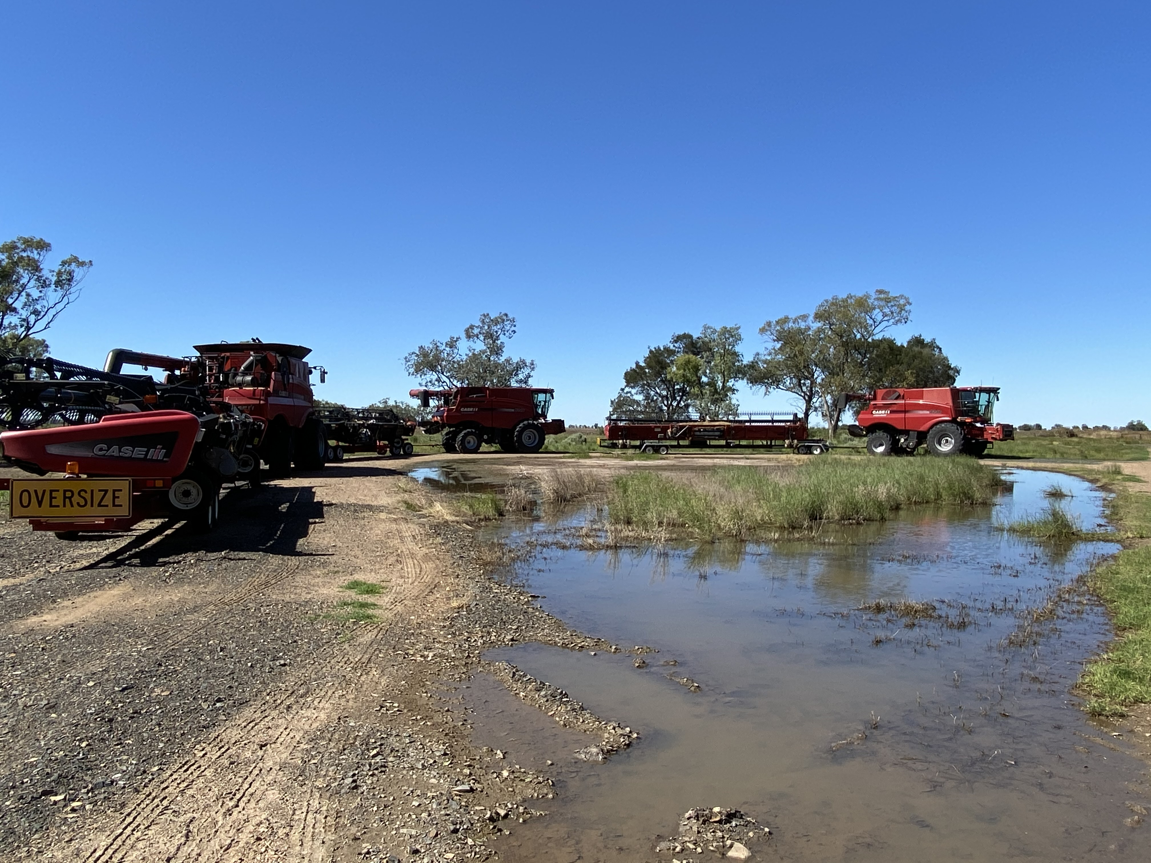Farmers hoping for no more rain