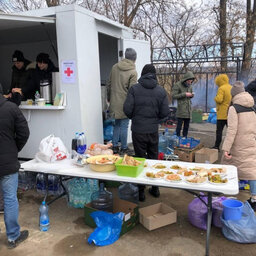 The Ukrainian father and worker leading a refugee shelter for 2000 people