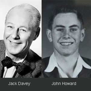 John Howard with Jack Davey on "Give it a go" in 1955