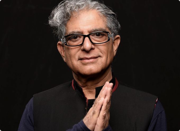 Deepak Chopra with Rev. Bill Crews